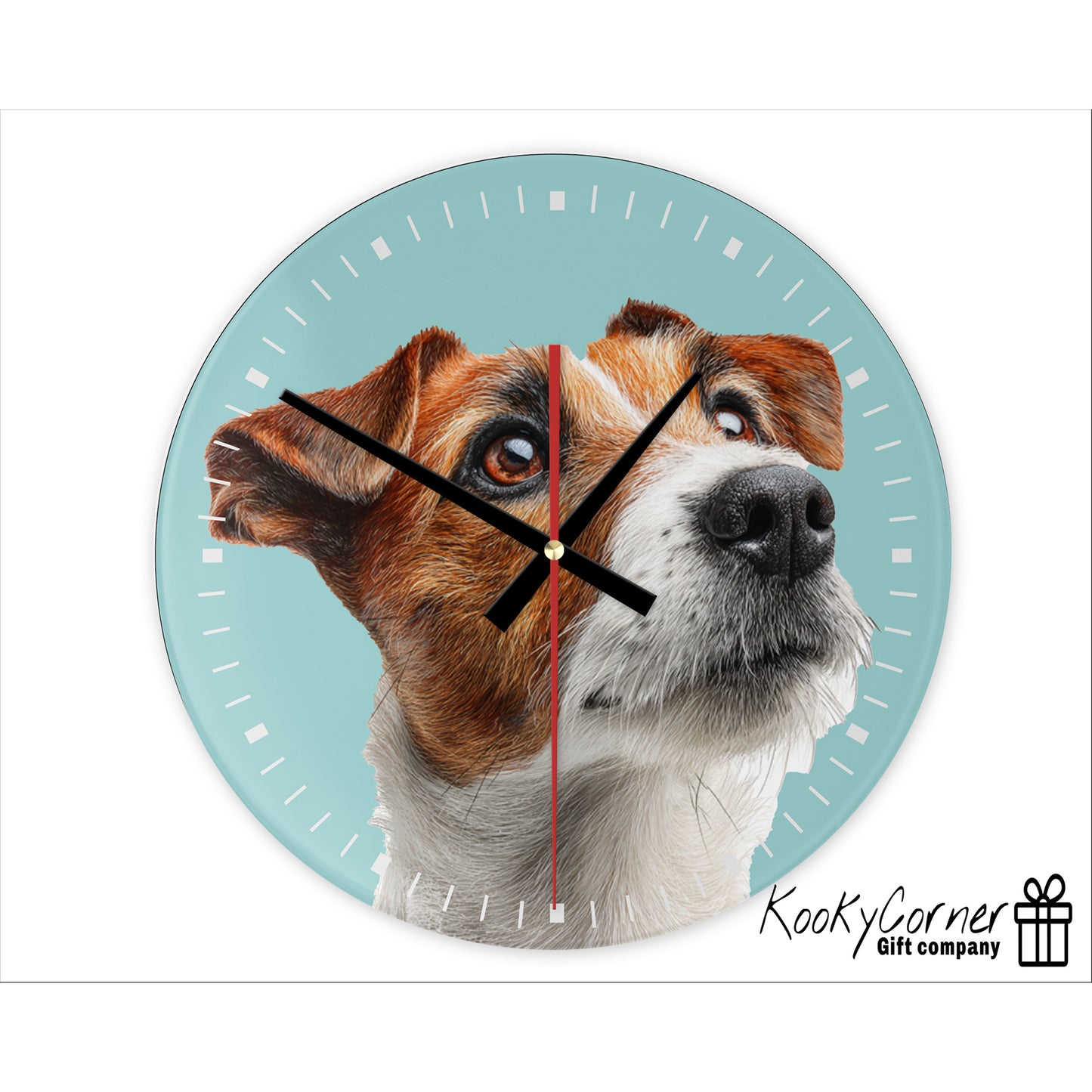 Jack Russell Terrier Wall Clock (20cm)