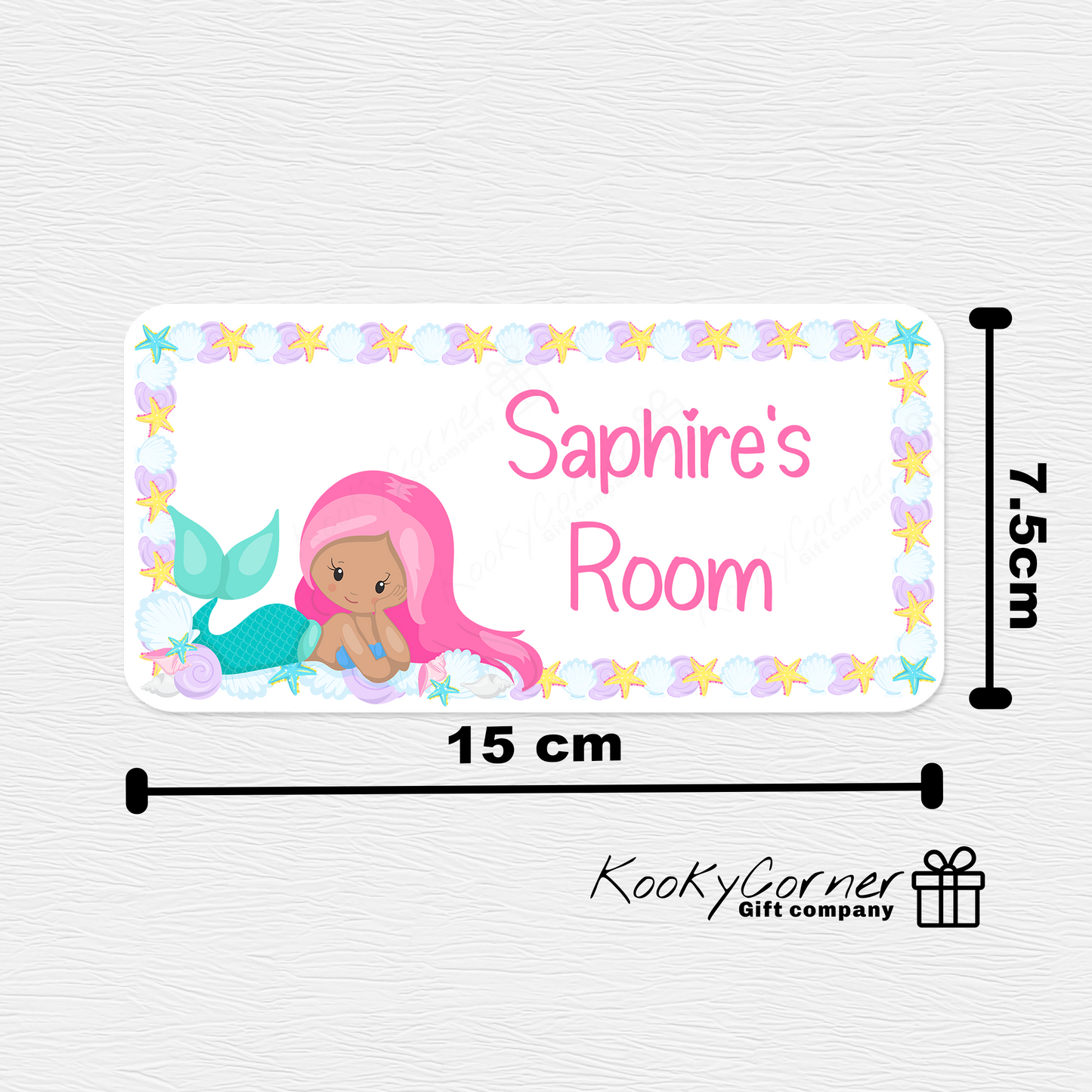 Mermaid Children's Door Plaque
