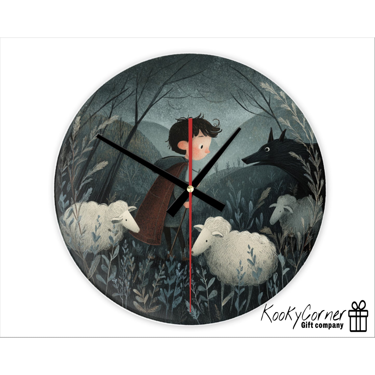 The Boy Who Cried Wolf Wall Clock (20cm)