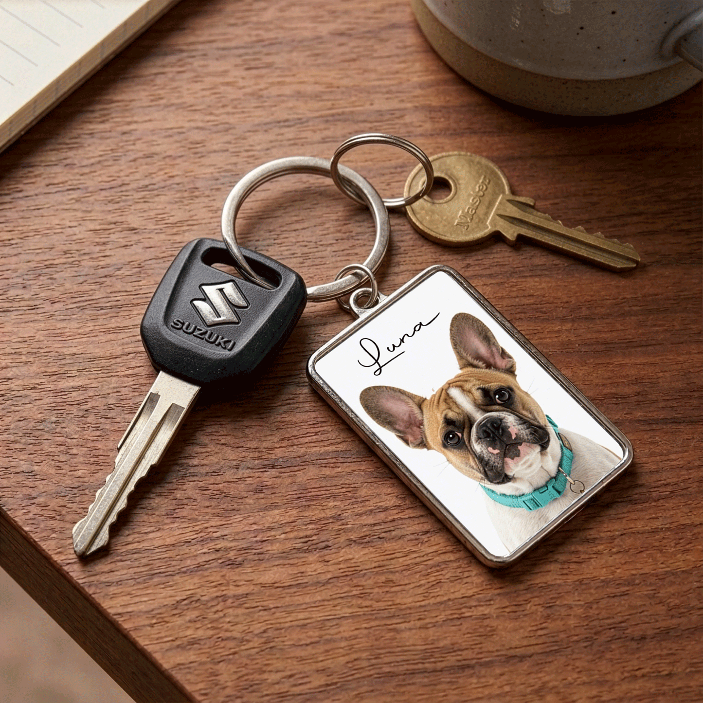 French Bulldog Keyring