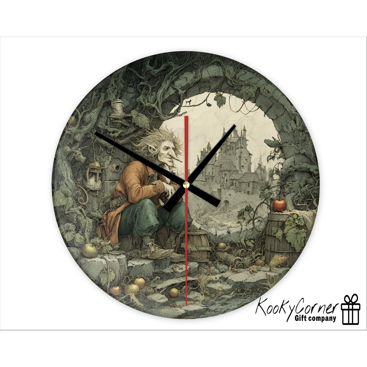 Rumpelstiltskin Wall Clock (20cm)