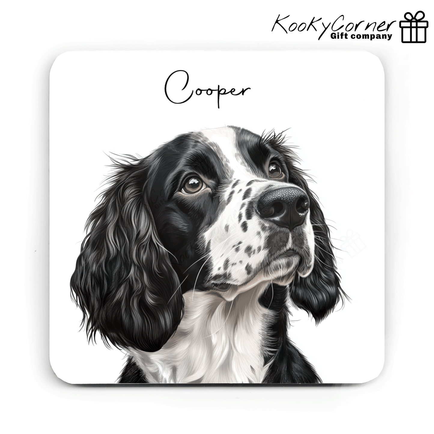 Black And White Springer Spaniel Adult Mug