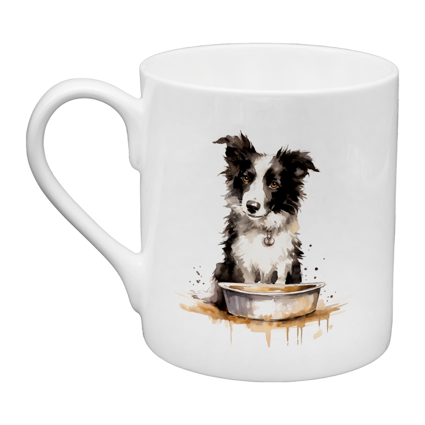 Border Collie China Mug Set