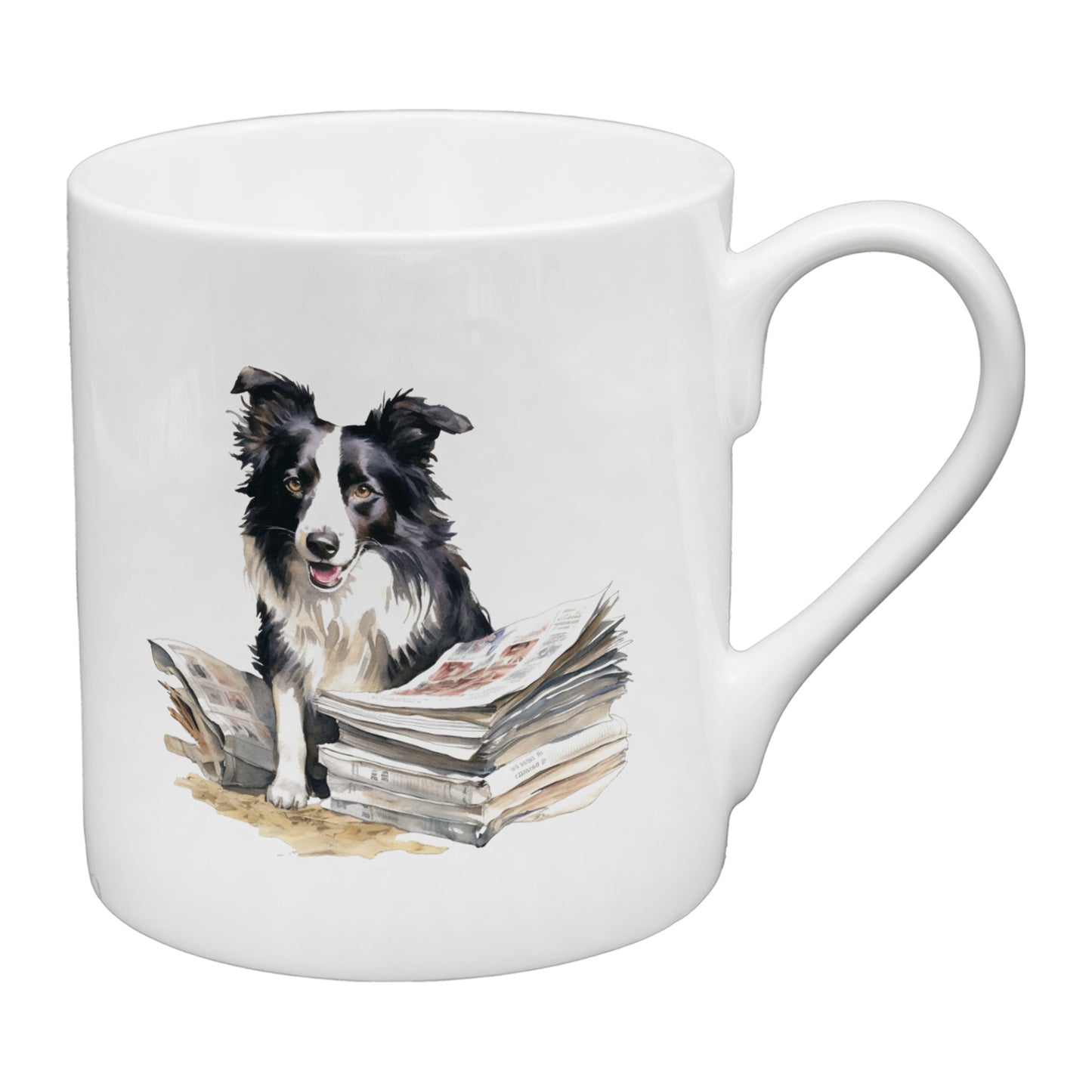 Border Collie China Mug Set