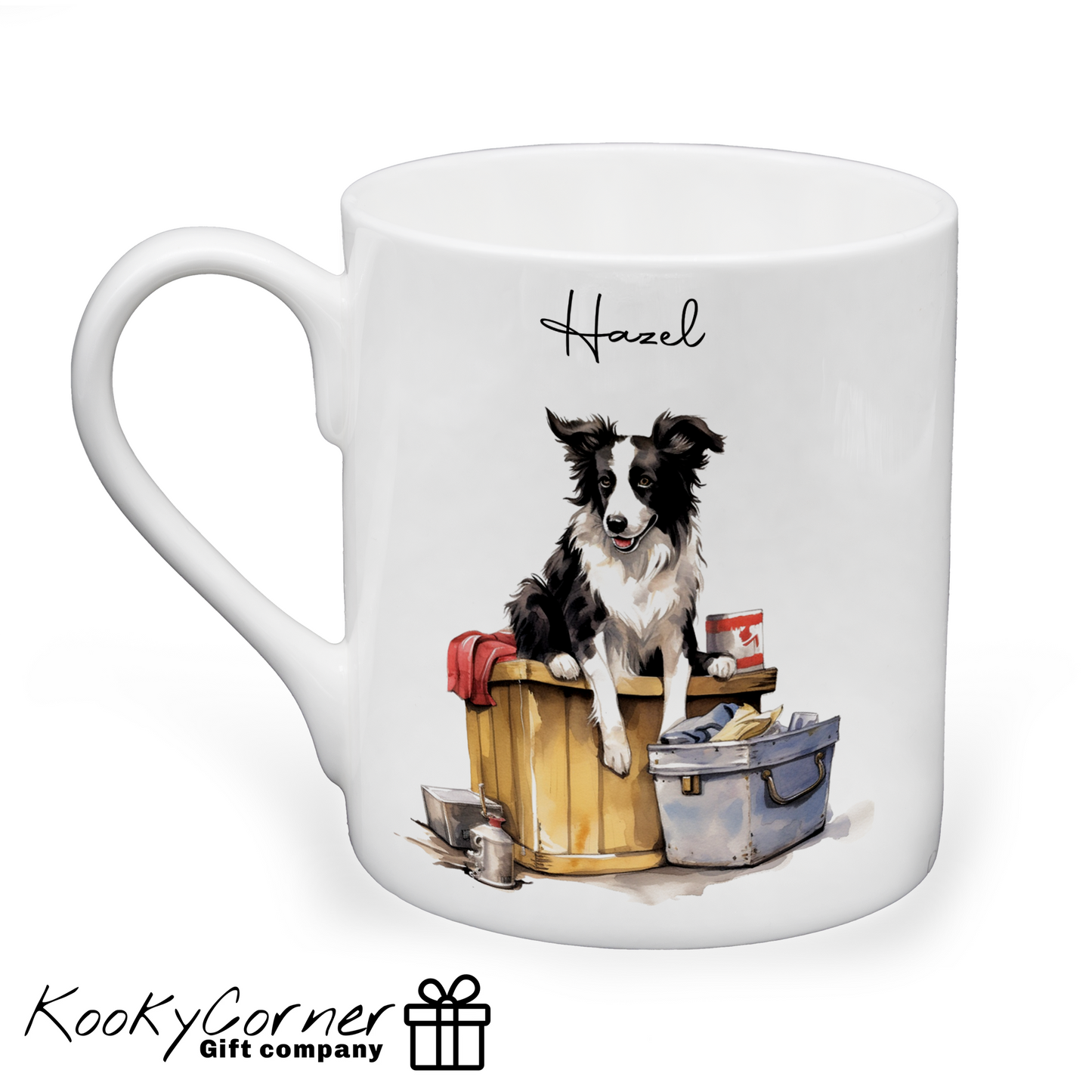 Border Collie "I'll Just Watch" China Mug