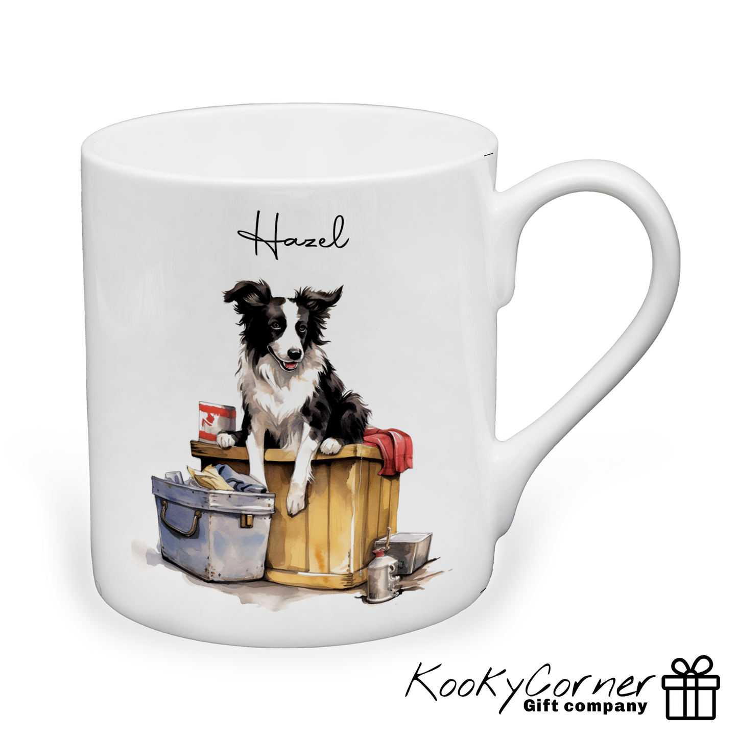 Border Collie "I'll Just Watch" China Mug