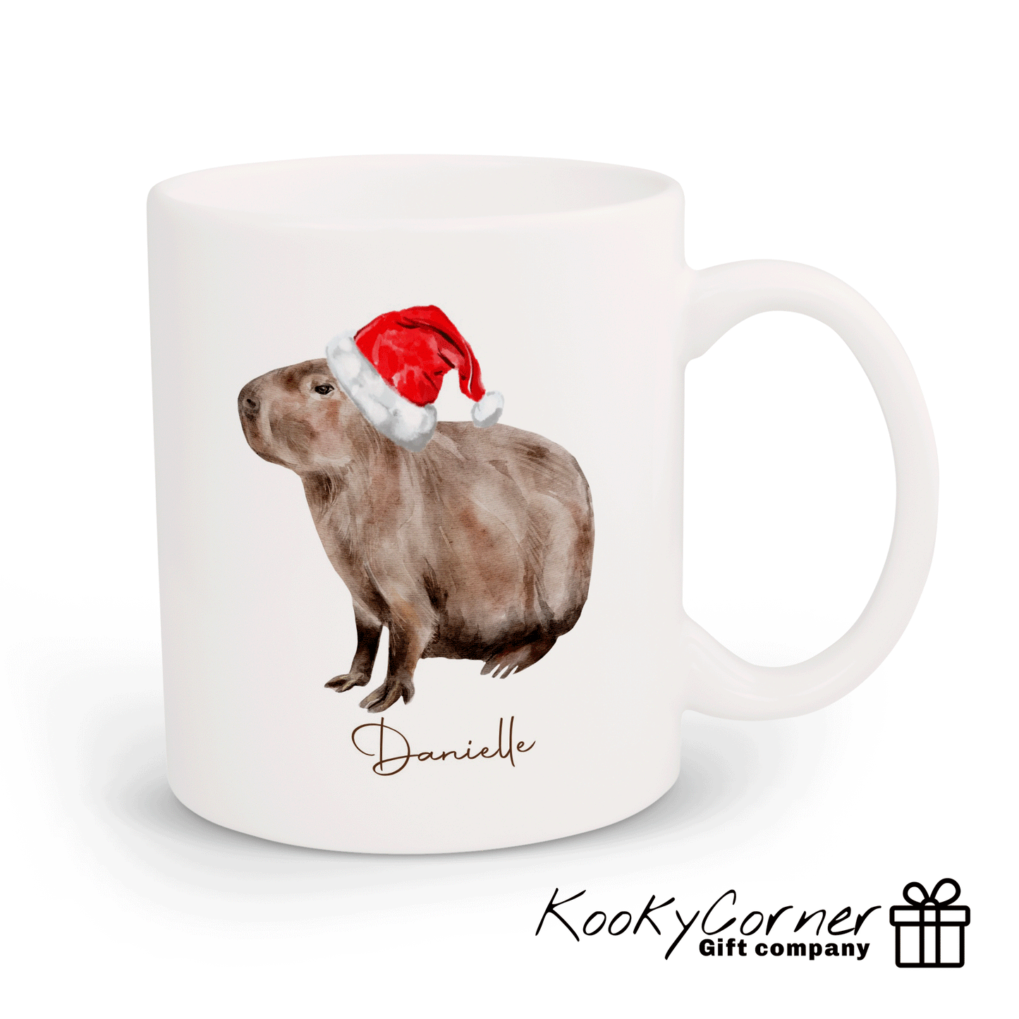 Capybara Christmas Mug