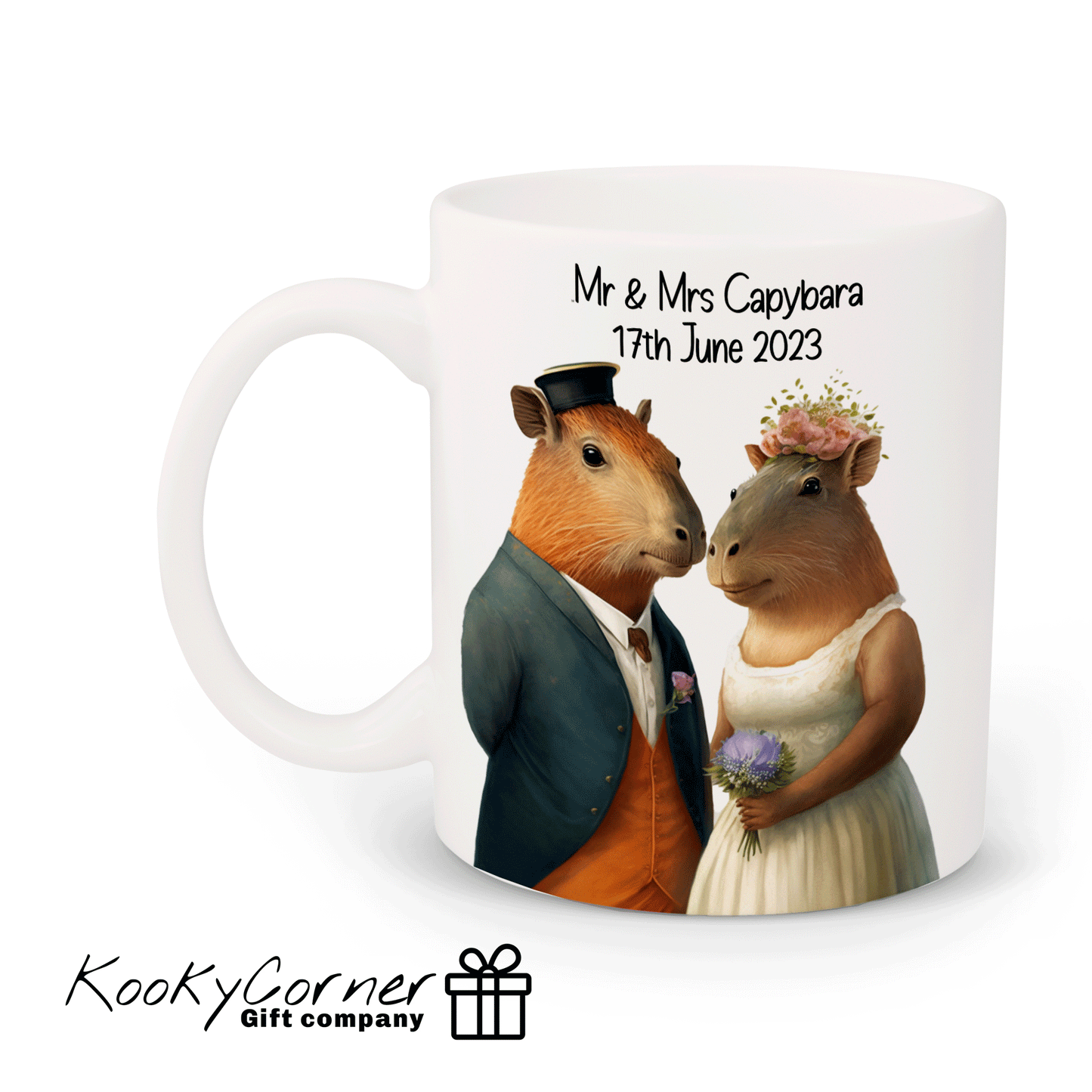 Capybara Wedding Mug