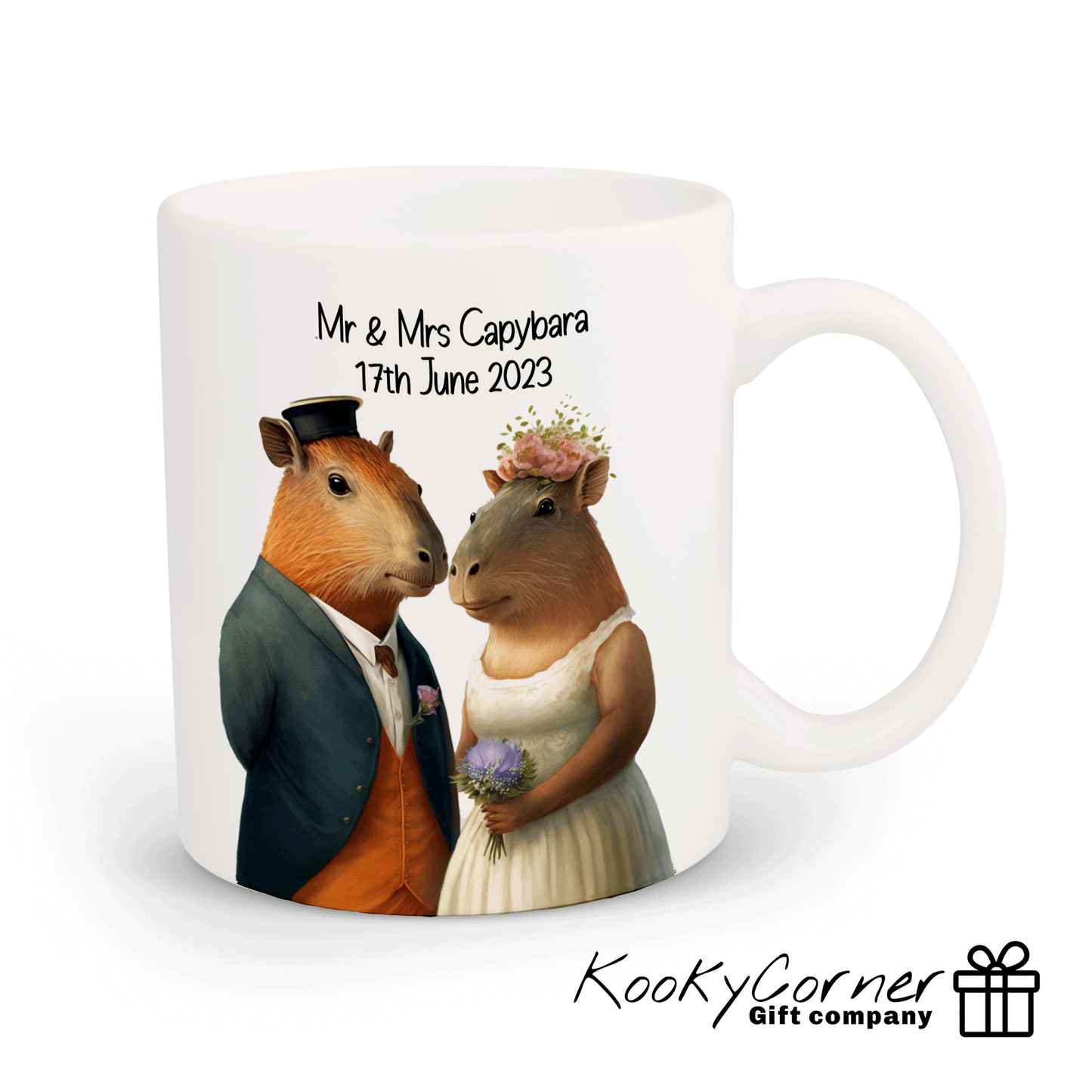 Capybara Wedding Mug