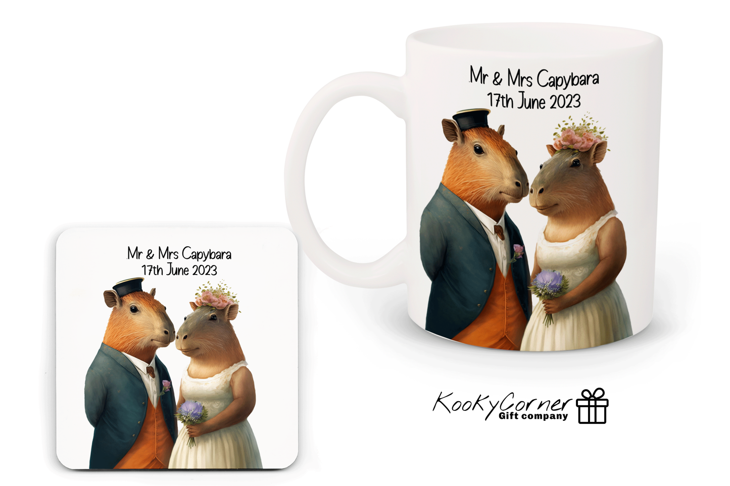 Capybara Wedding Mug