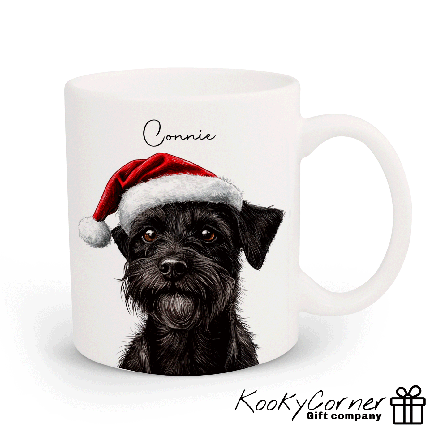 Christmas Patterdale Terrier Mug