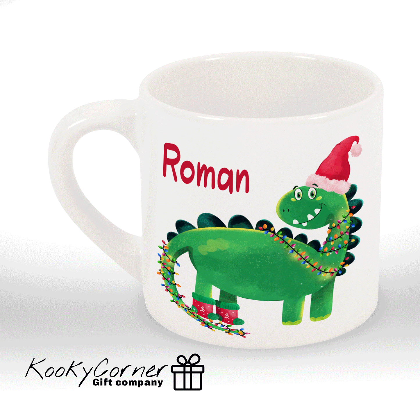 Christmas Dinosaur Children's Mug