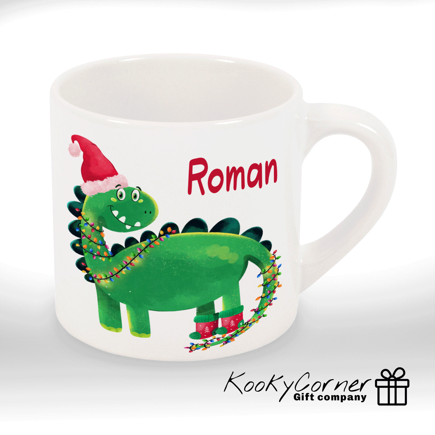Christmas Dinosaur Children's Mug