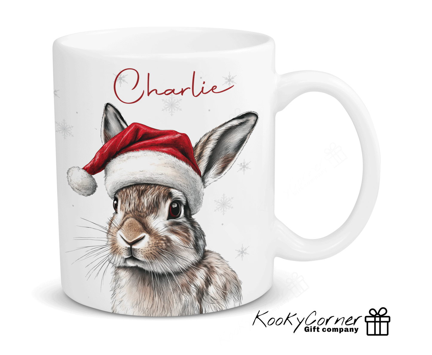 Christmas Rabbit Mug