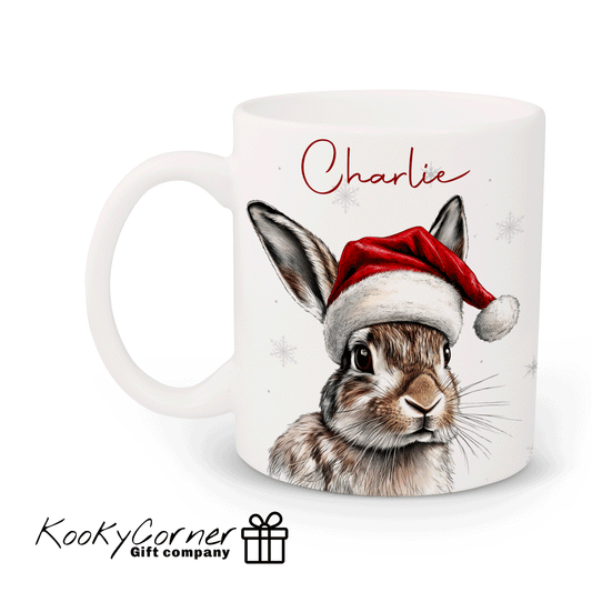 Christmas Rabbit Mug