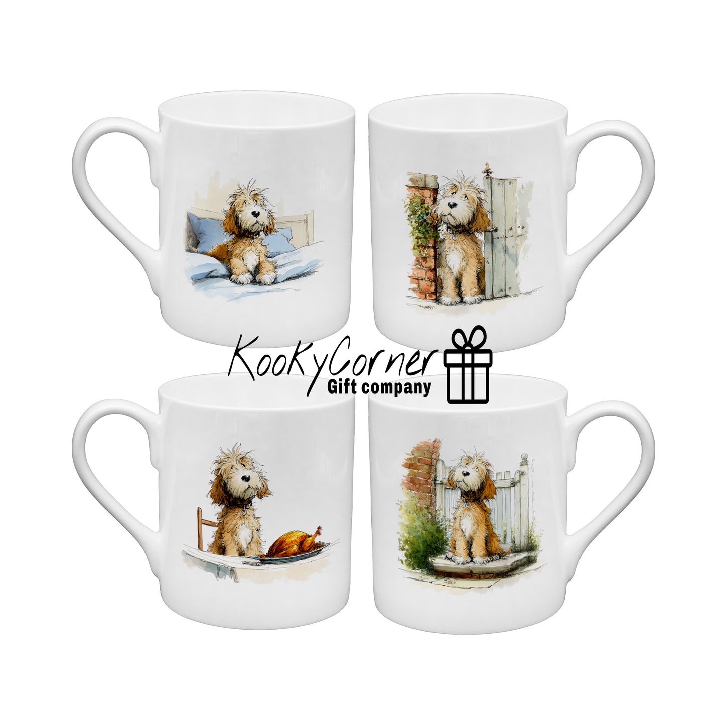 Cockapoo China Mug Set