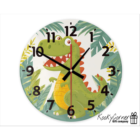 Dinosaur Wall Clock (20cm)