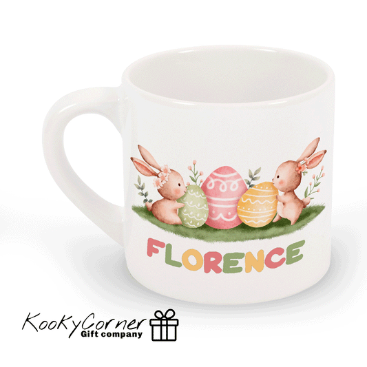 Easter Bunny With Eggs Children's Mug