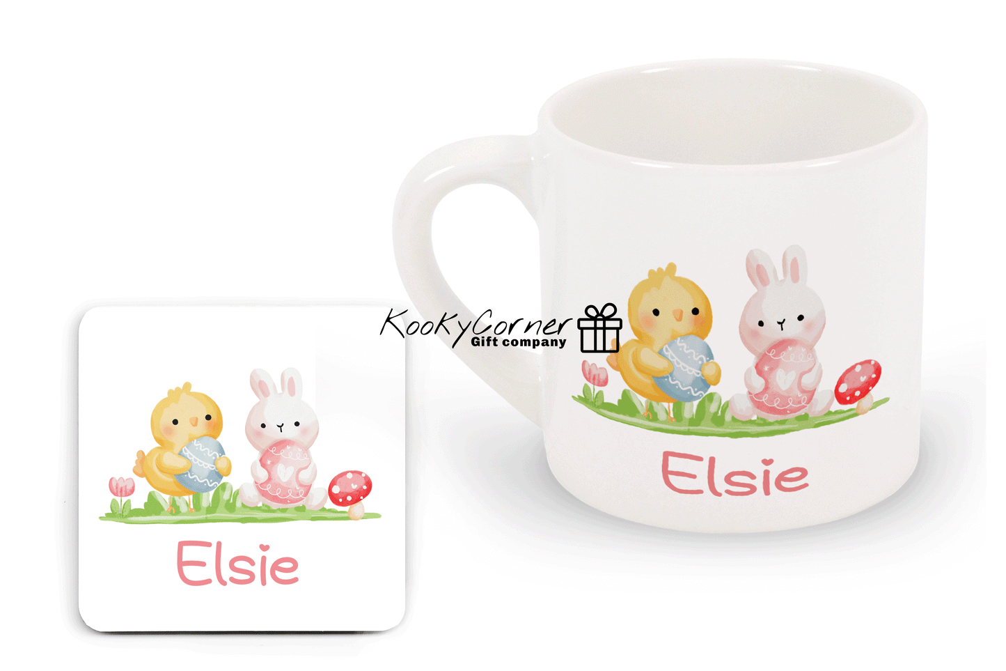 Easter Chick and Bunny Children's Mug