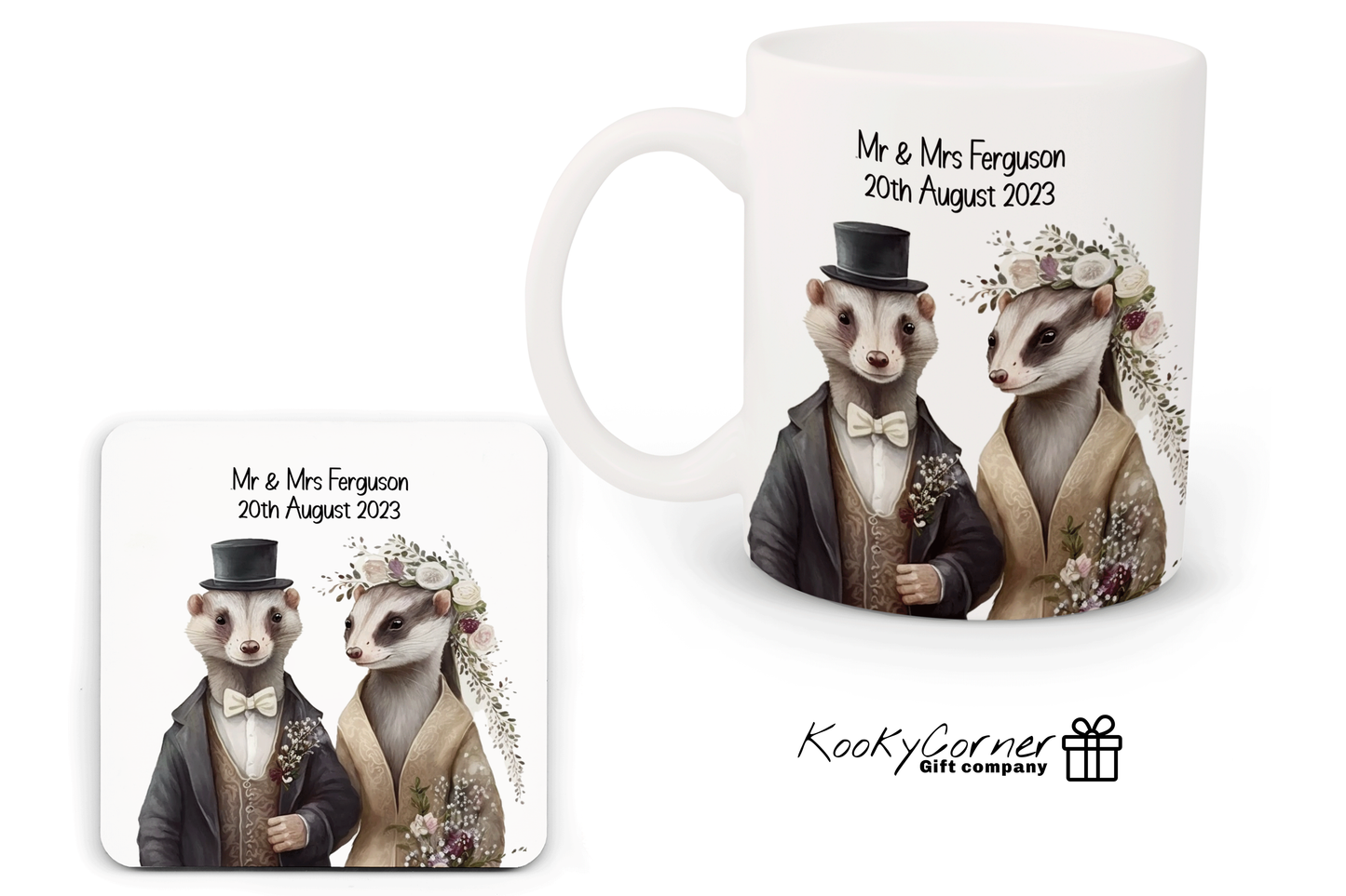Ferret Wedding Mug