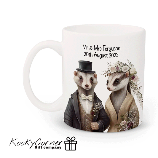 Ferret Wedding Mug