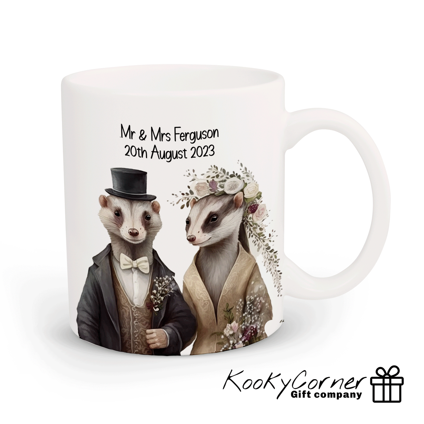 Ferret Wedding Mug