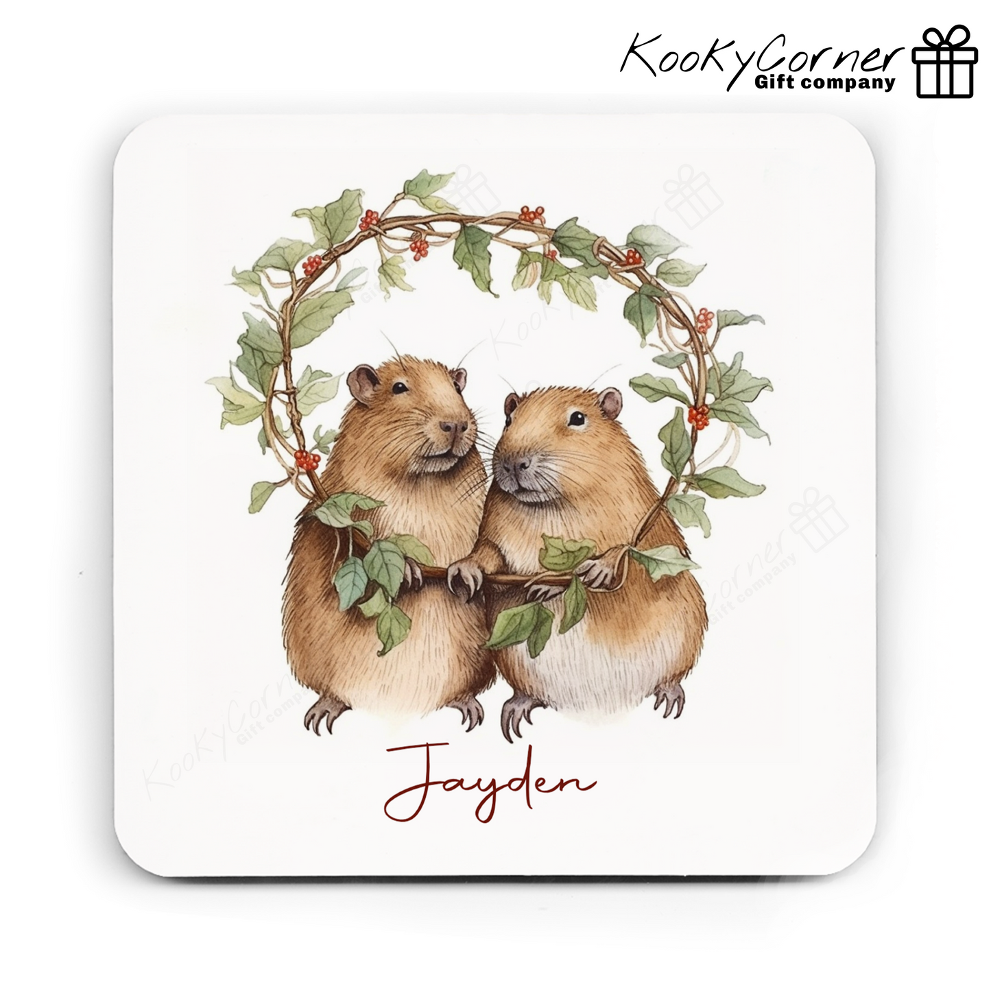 Festive Capybaras Mug