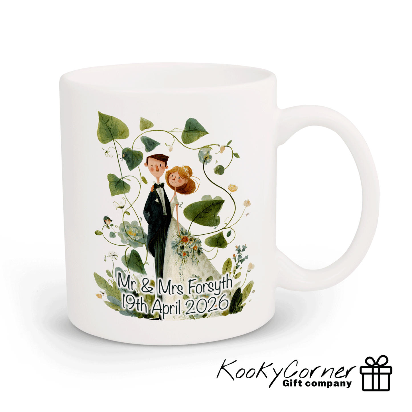 Forever Entwined Wedding Mug