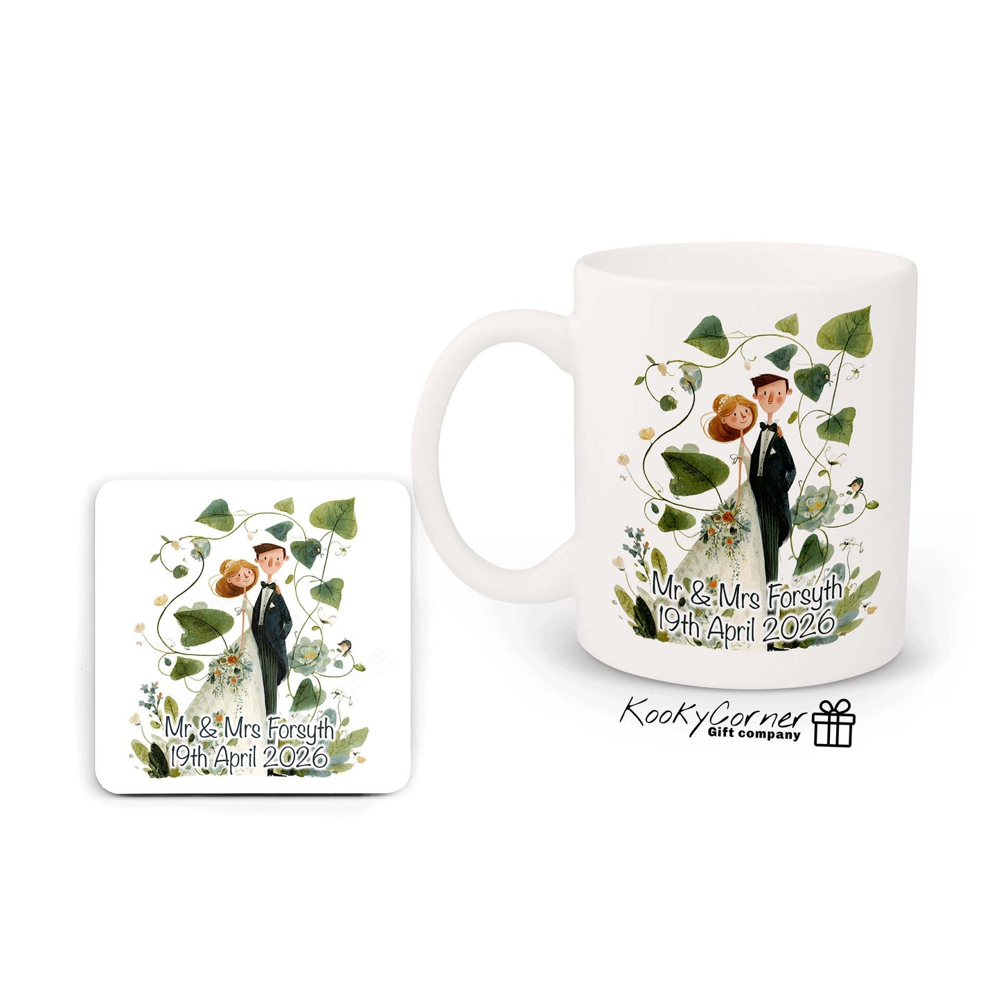Forever Entwined Wedding Mug
