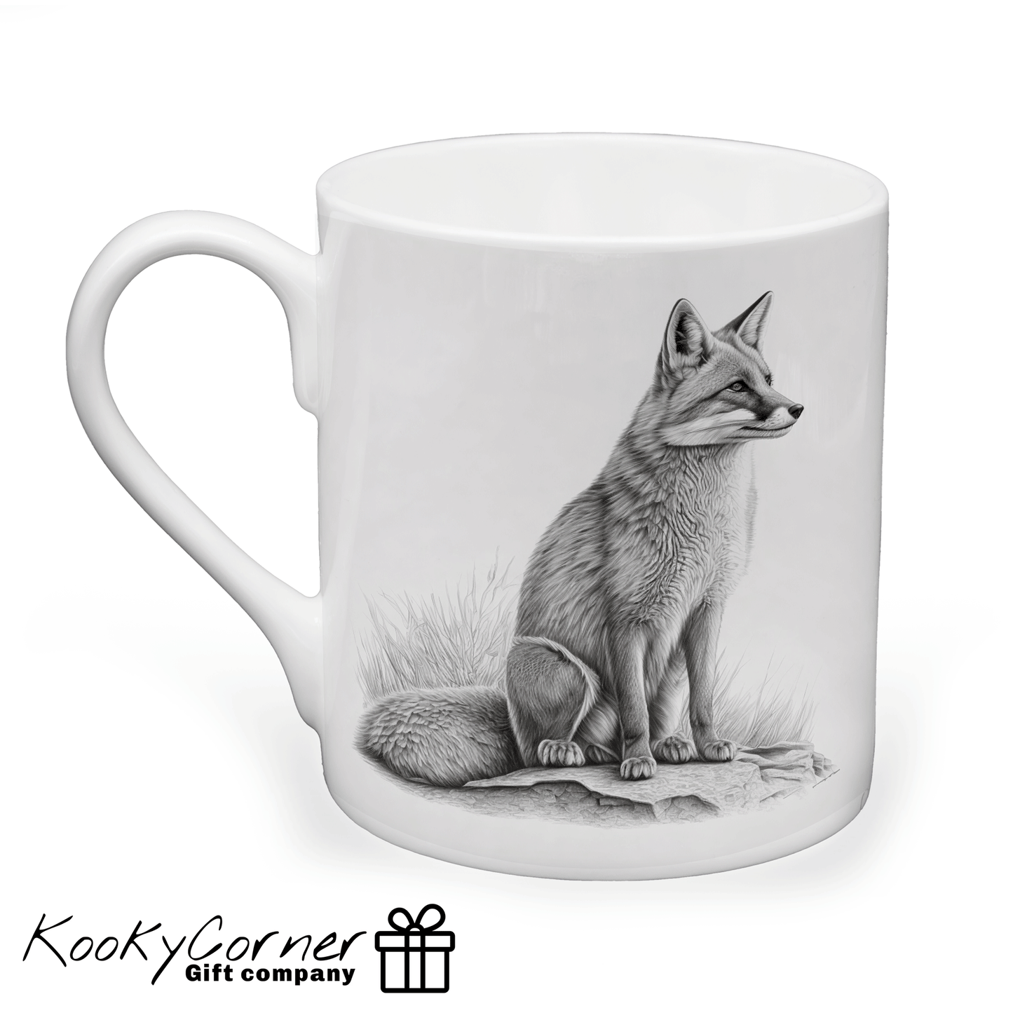 Woodland Animal China Mug Set