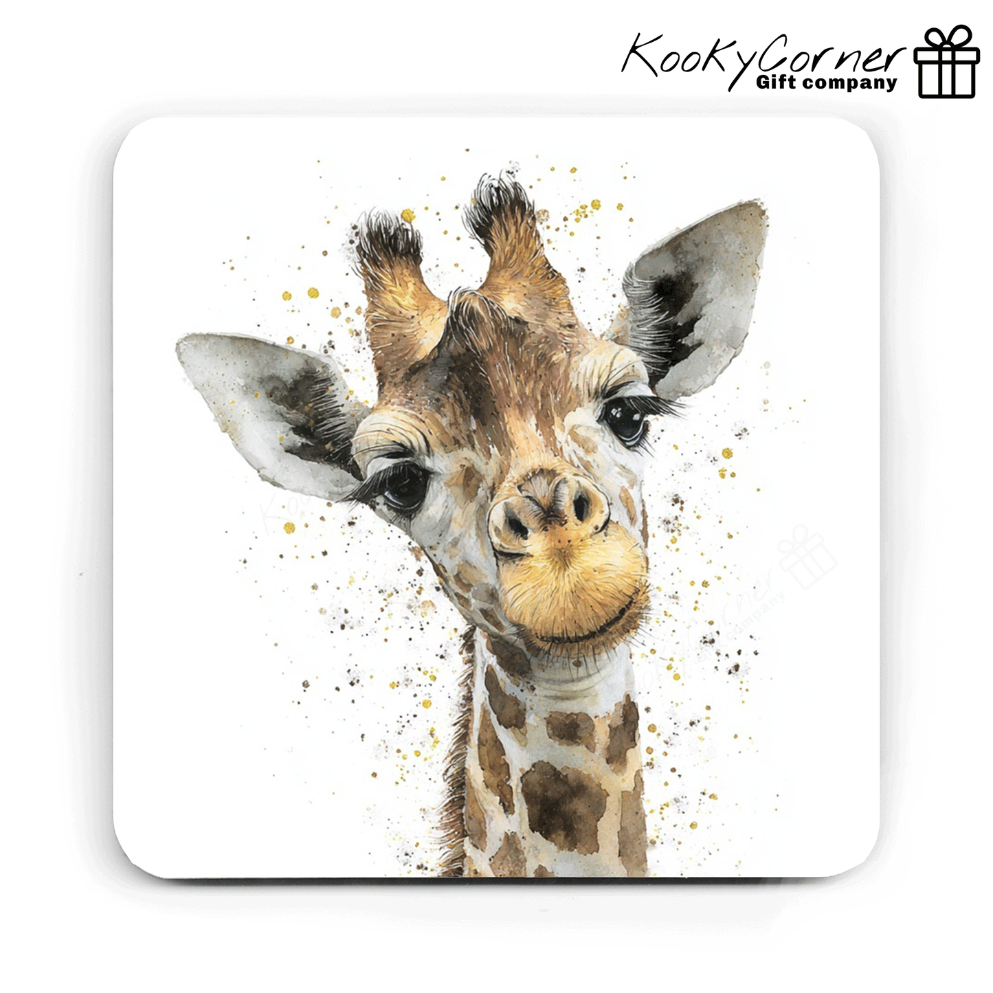 Giraffe Watercolour Splash Mug