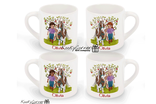 Girl & Horse Children's Mug