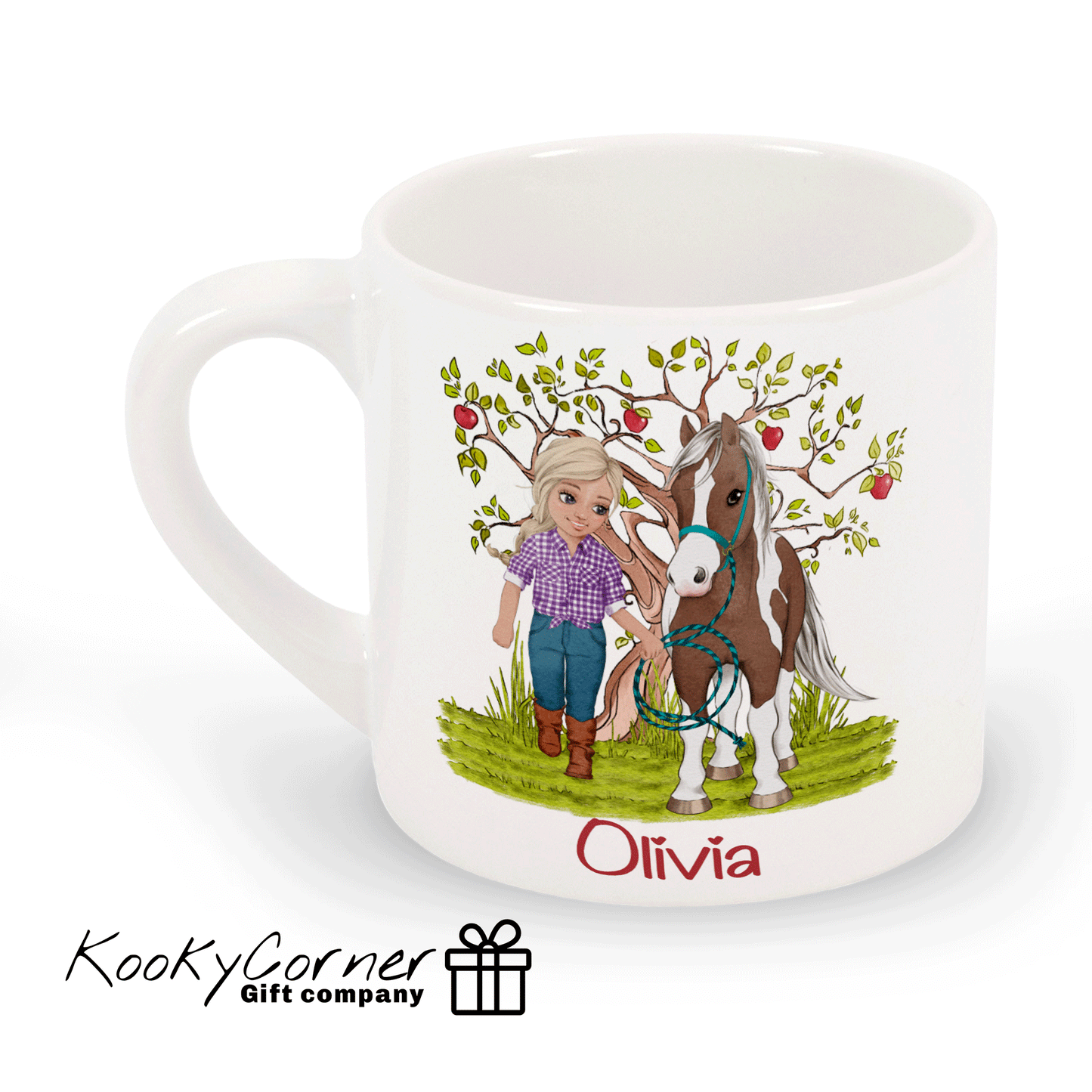 Girl & Horse Children's Mug