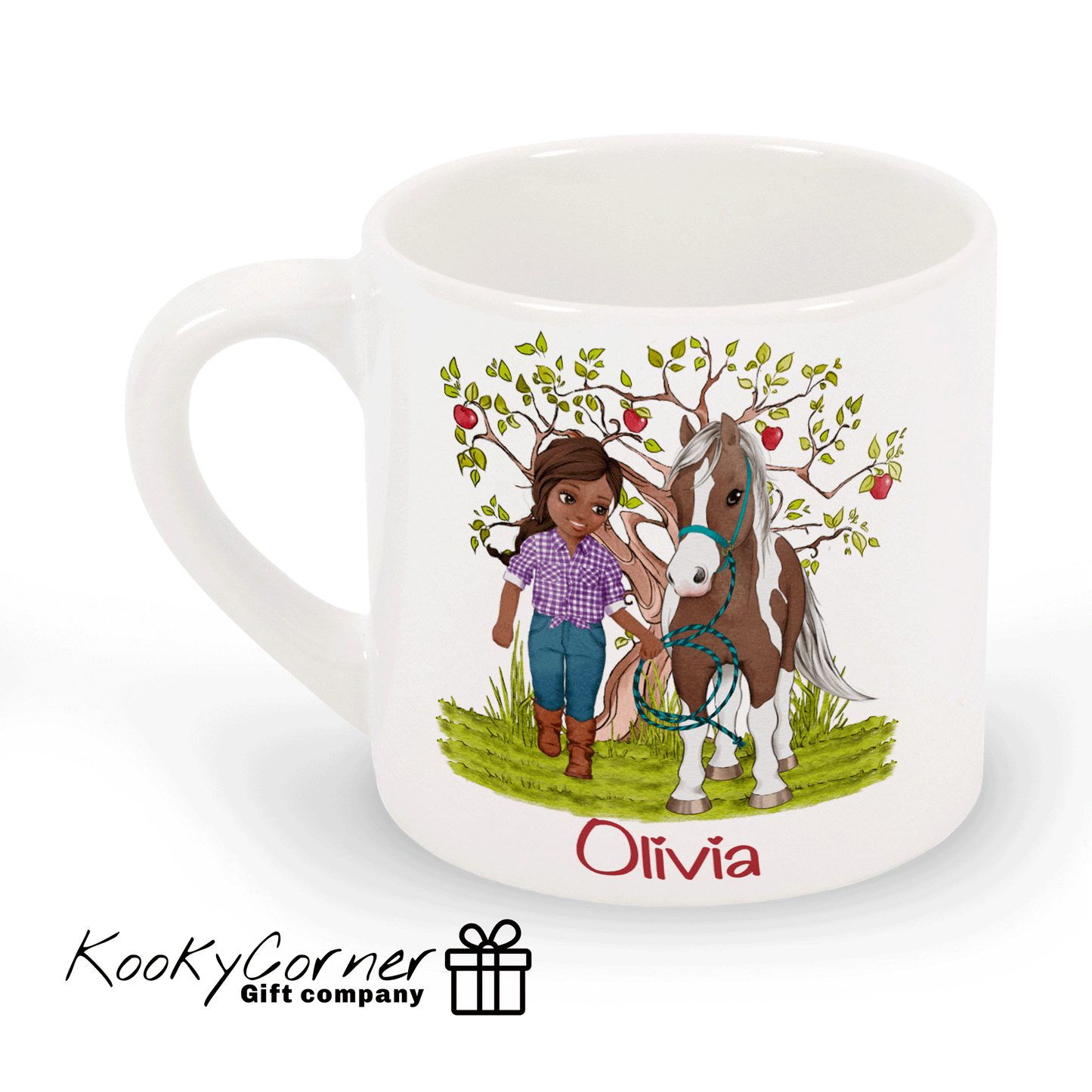 Girl & Horse Children's Mug