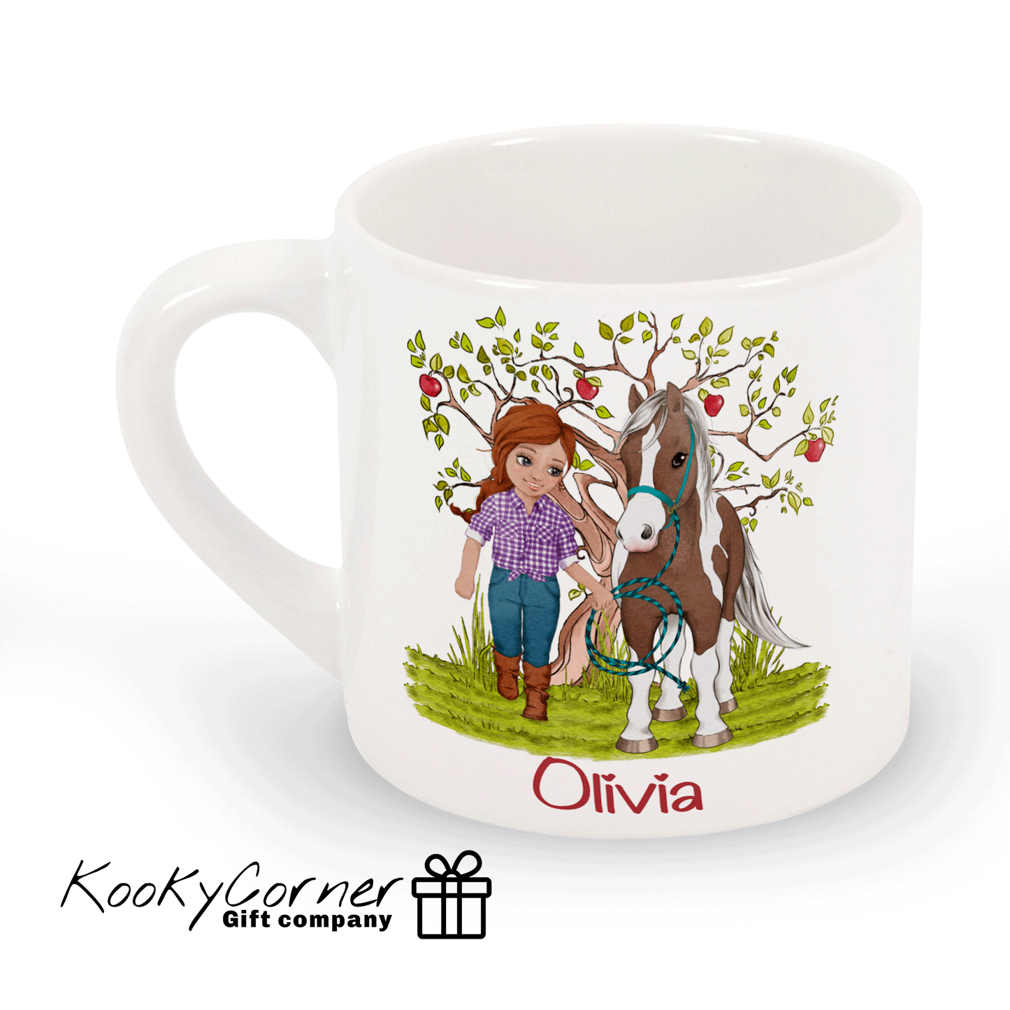 Girl & Horse Children's Mug