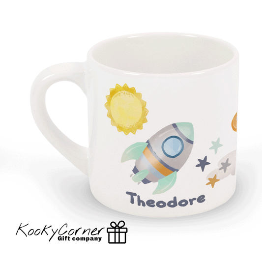 Green Outerspace Children's Mug