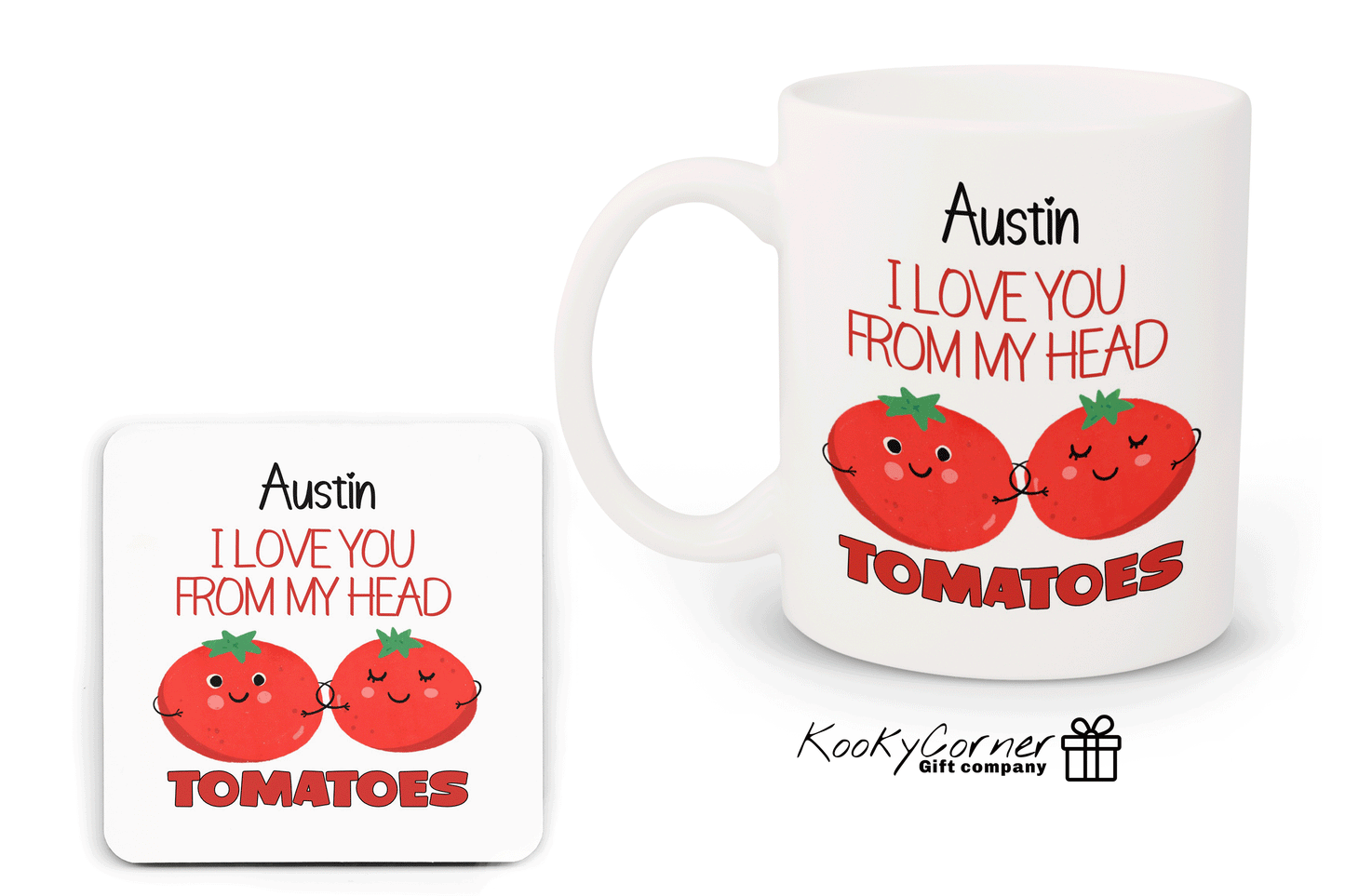 I Love You From My Head Tomatoes Mug