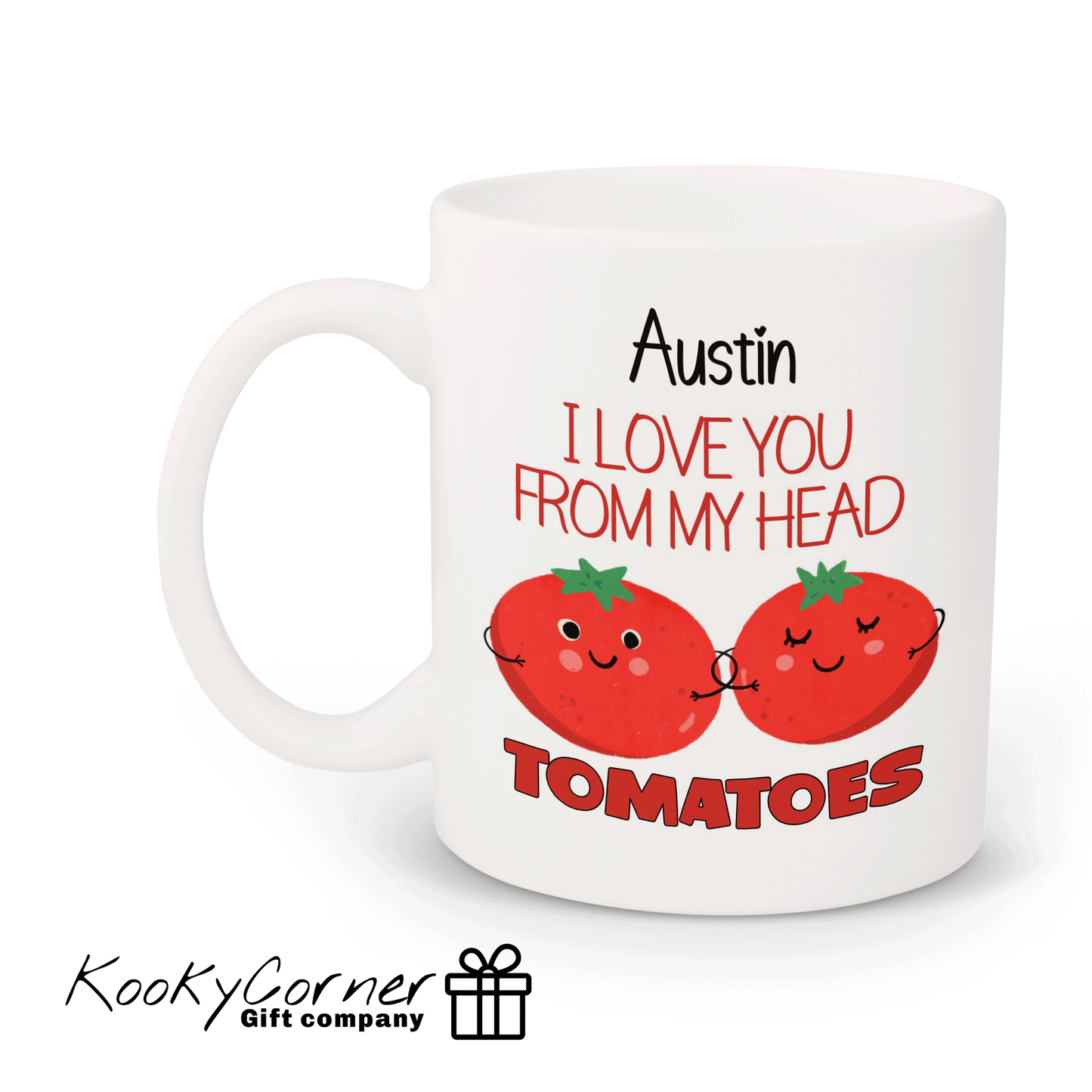 I Love You From My Head Tomatoes Mug