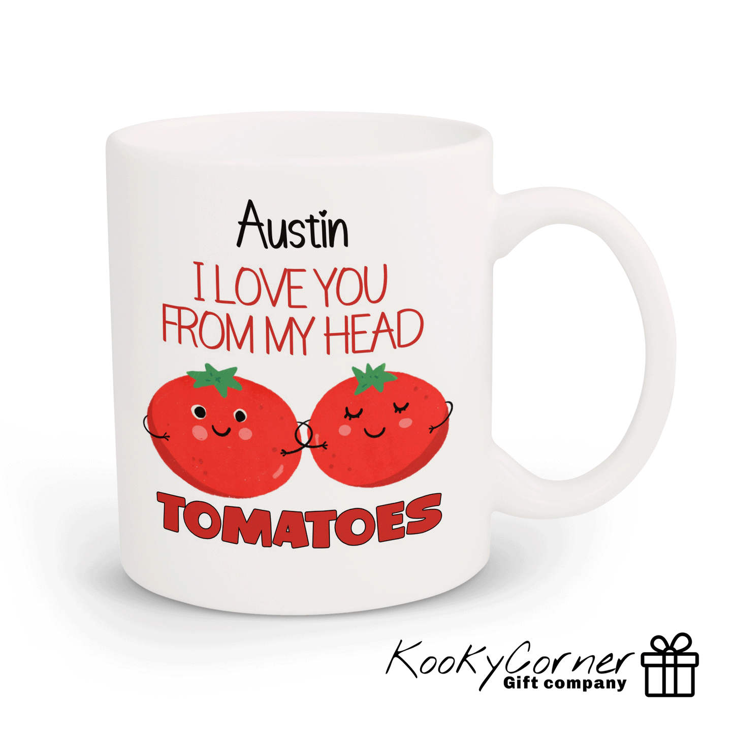 I Love You From My Head Tomatoes Mug
