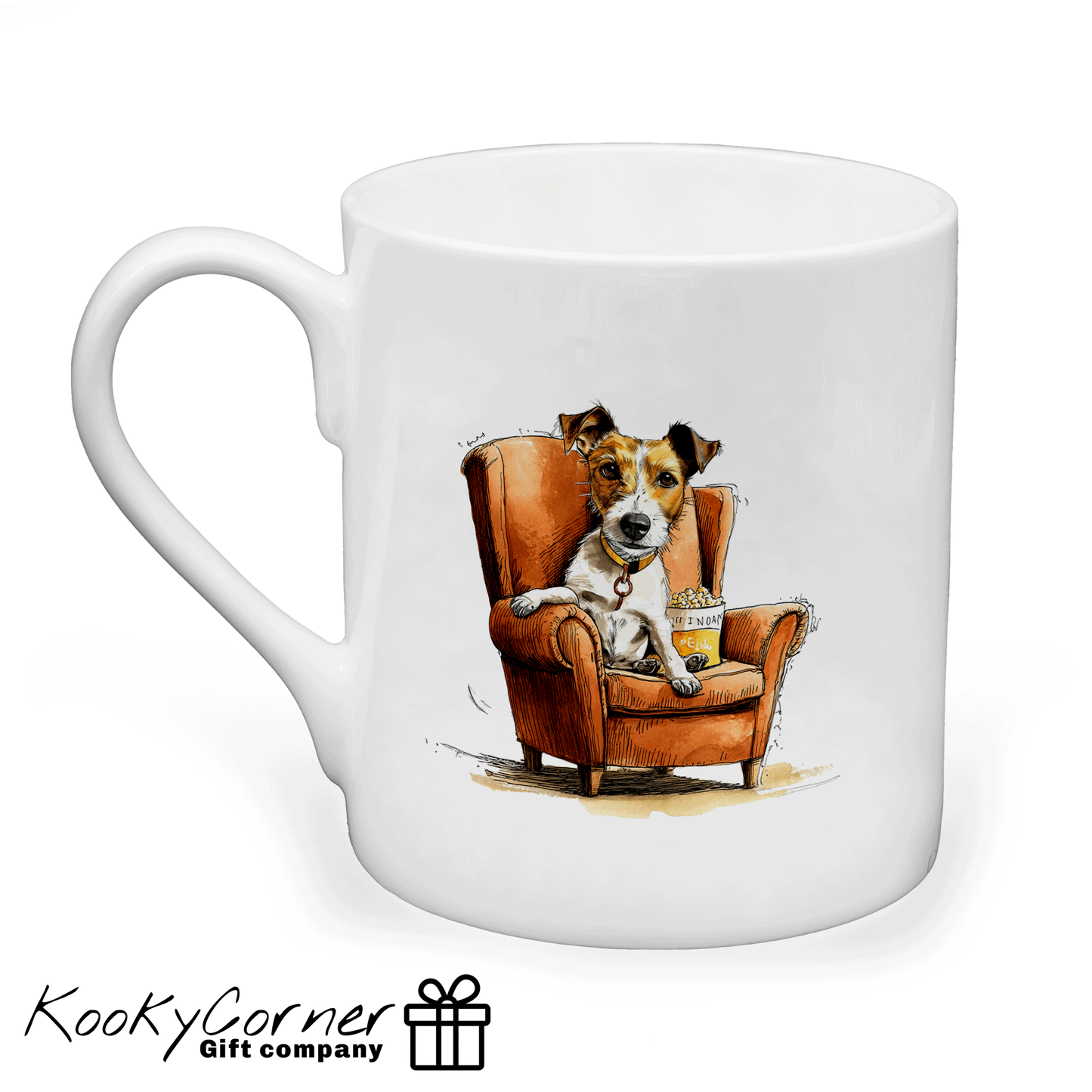Jack Russell China Mug Set