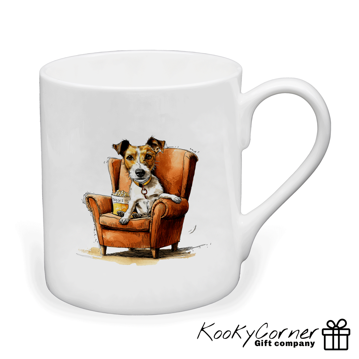 Jack Russell China Mug Set