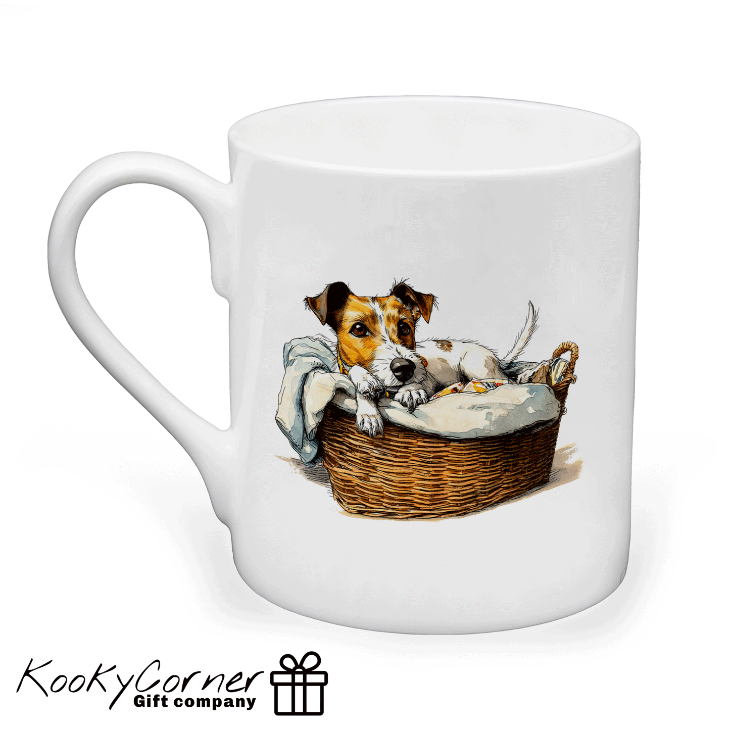 Jack Russell China Mug Set
