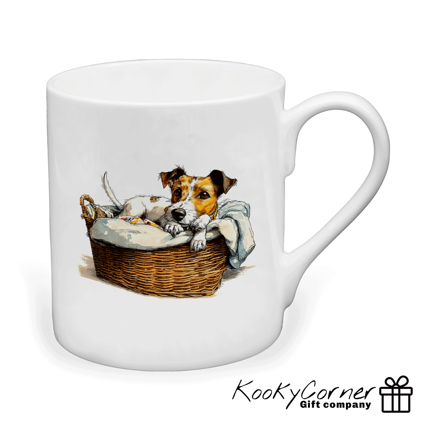 Jack Russell China Mug Set