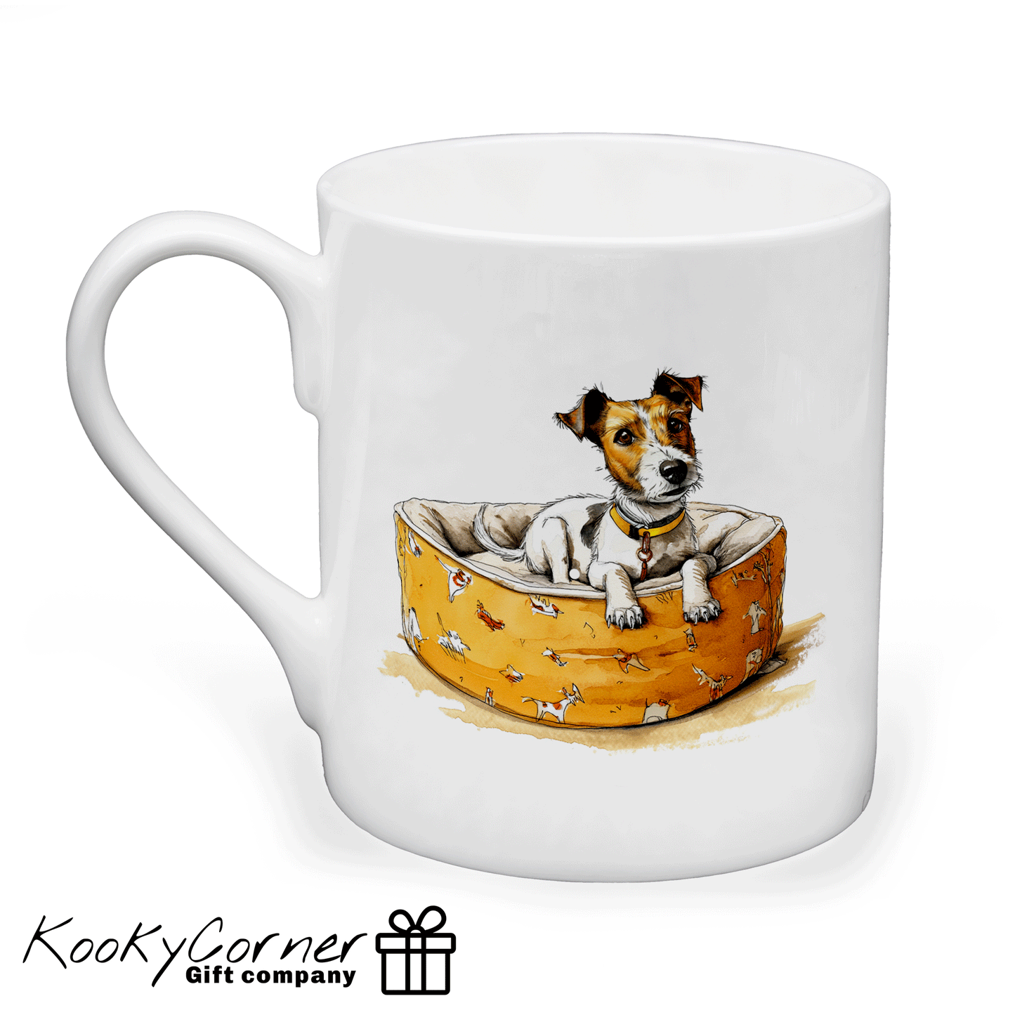 Jack Russell China Mug Set