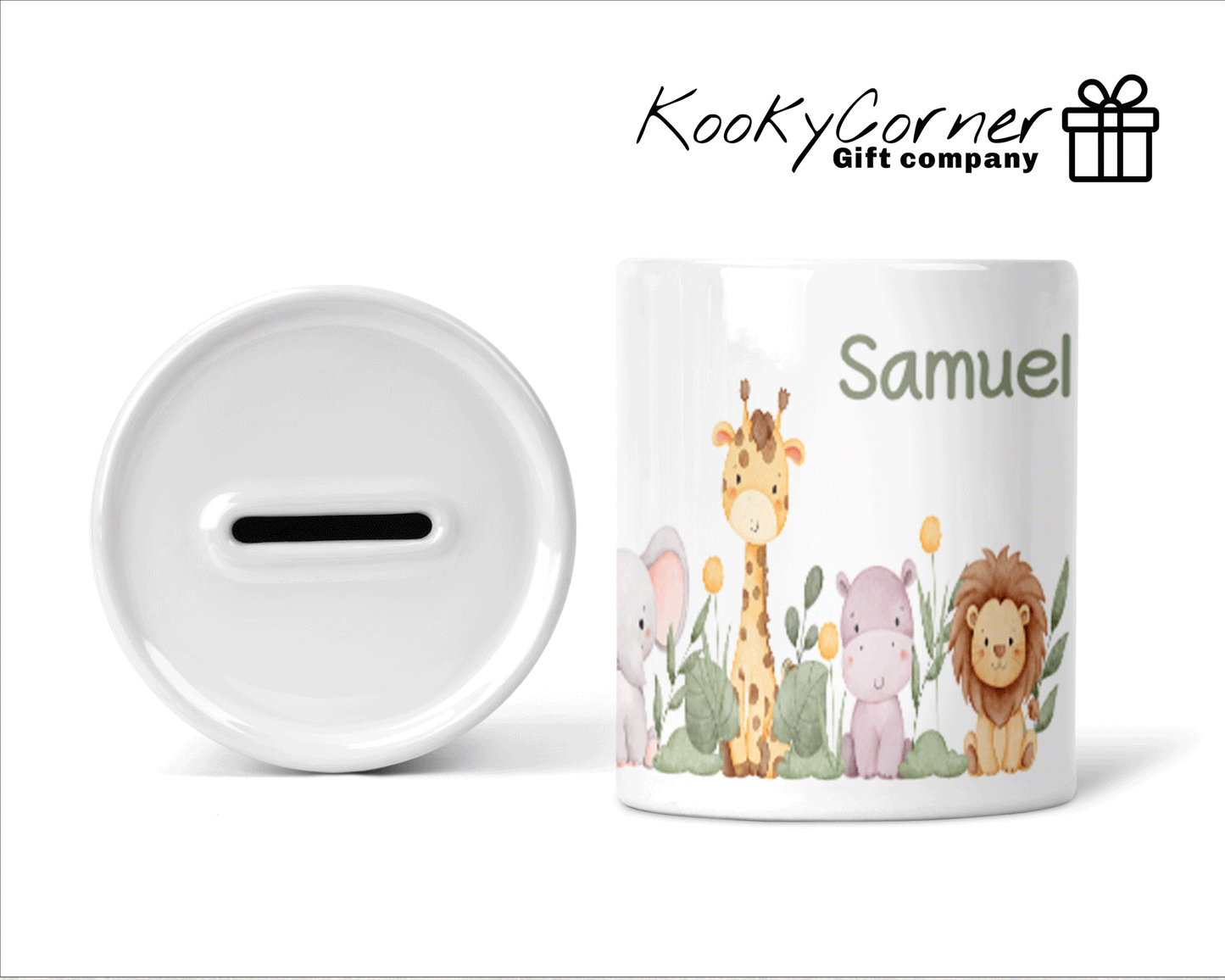 Jungle Animals Money Box