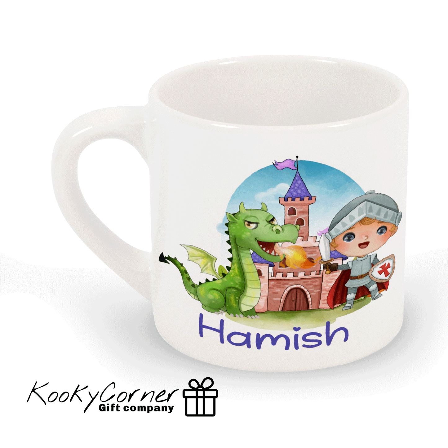Knight and Dragon Children's Mug