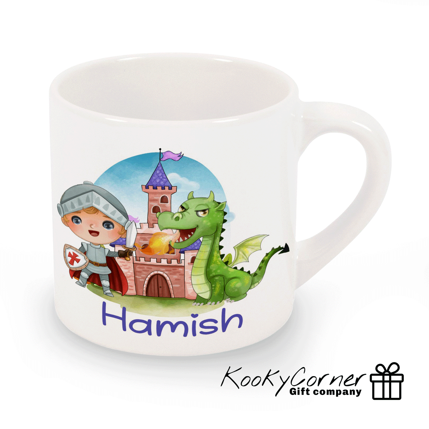 Knight and Dragon Children's Mug