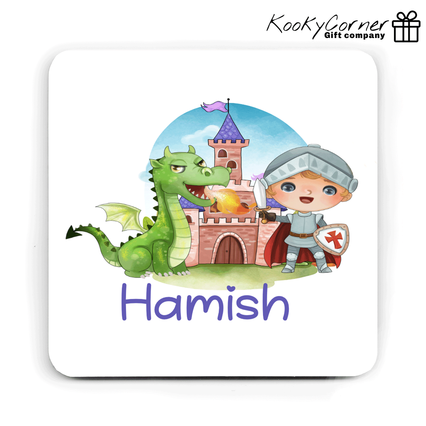 Knight and Dragon Children's Mug