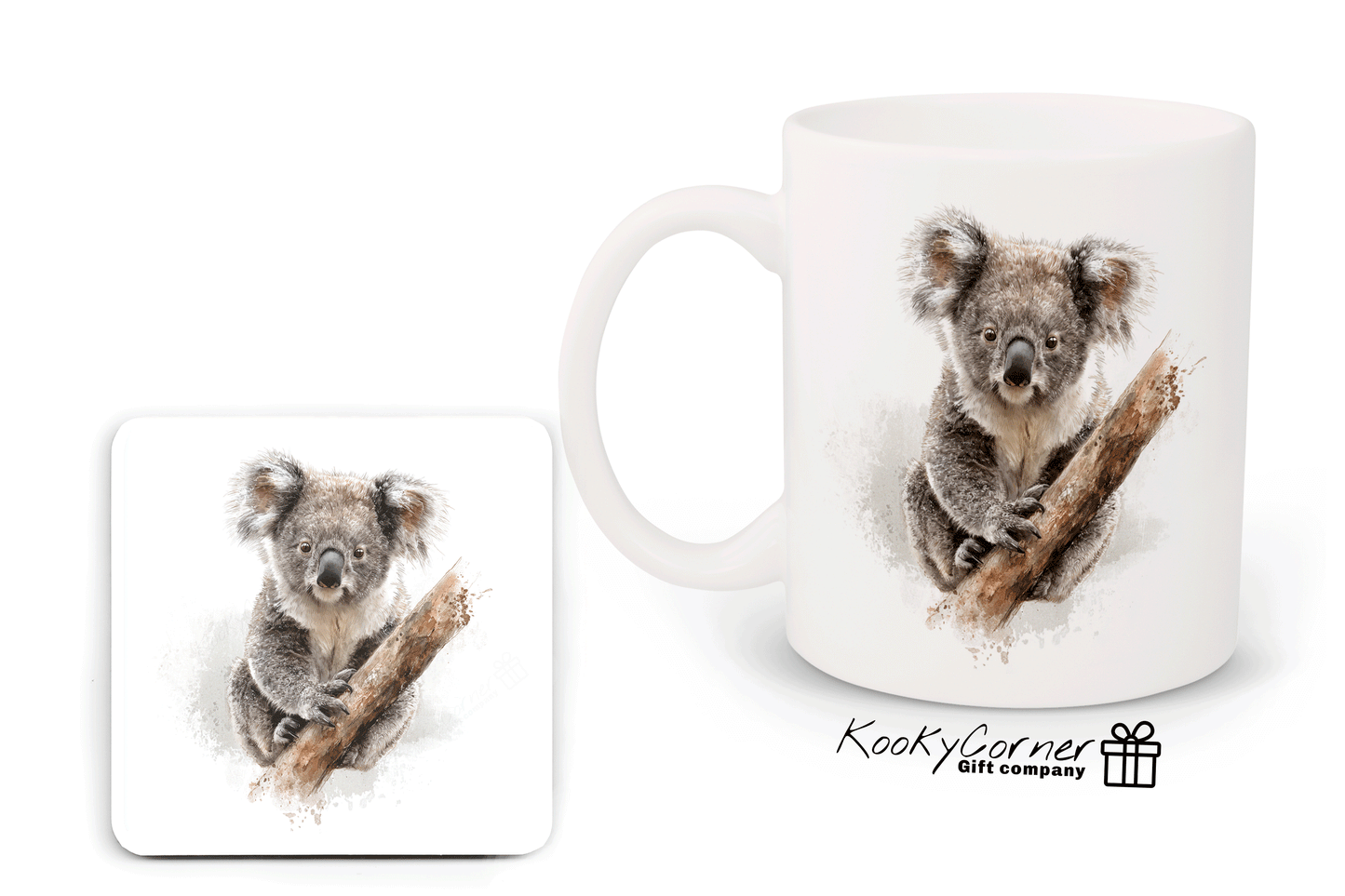 Koala Watercolour Splash Art Mug