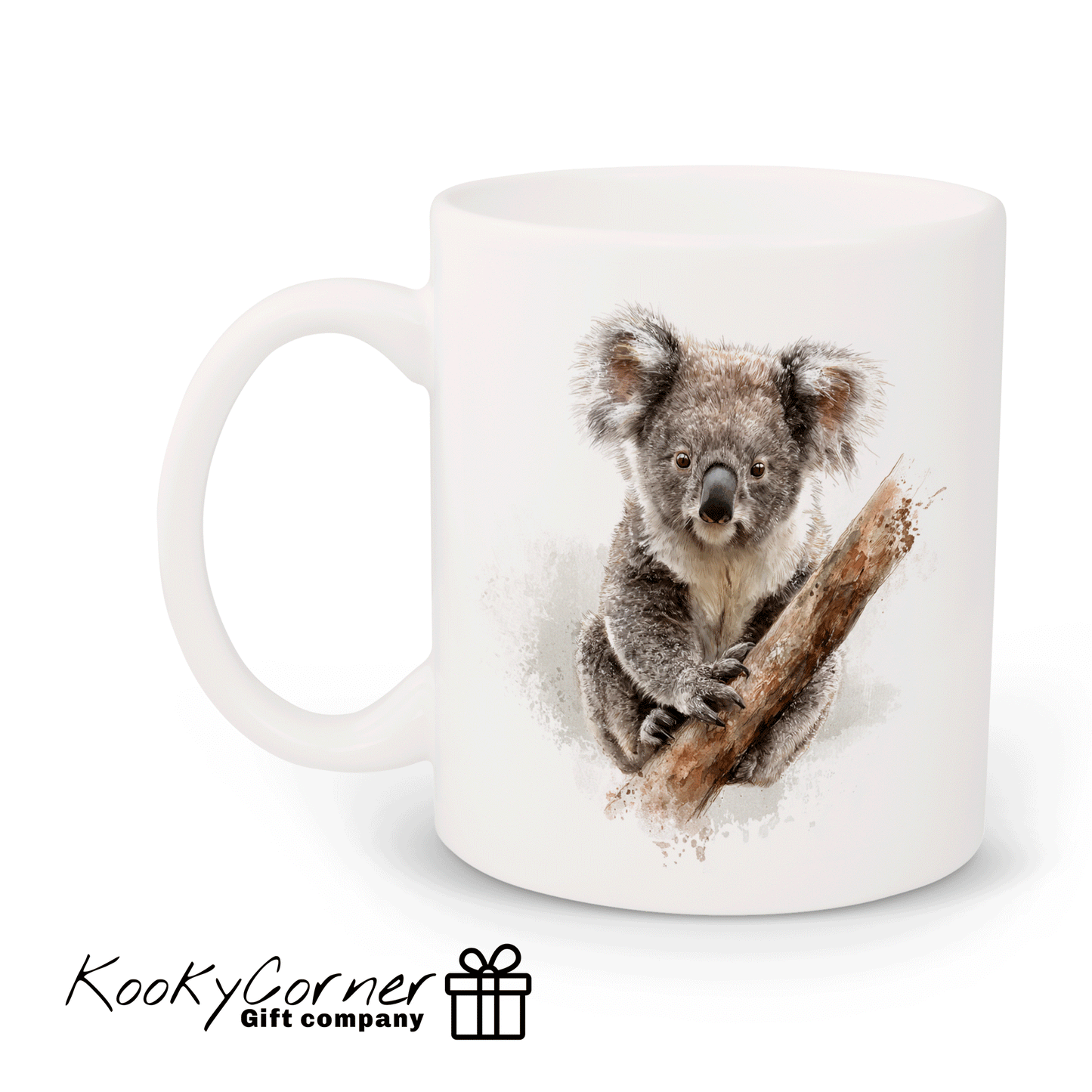 Koala Watercolour Splash Art Mug